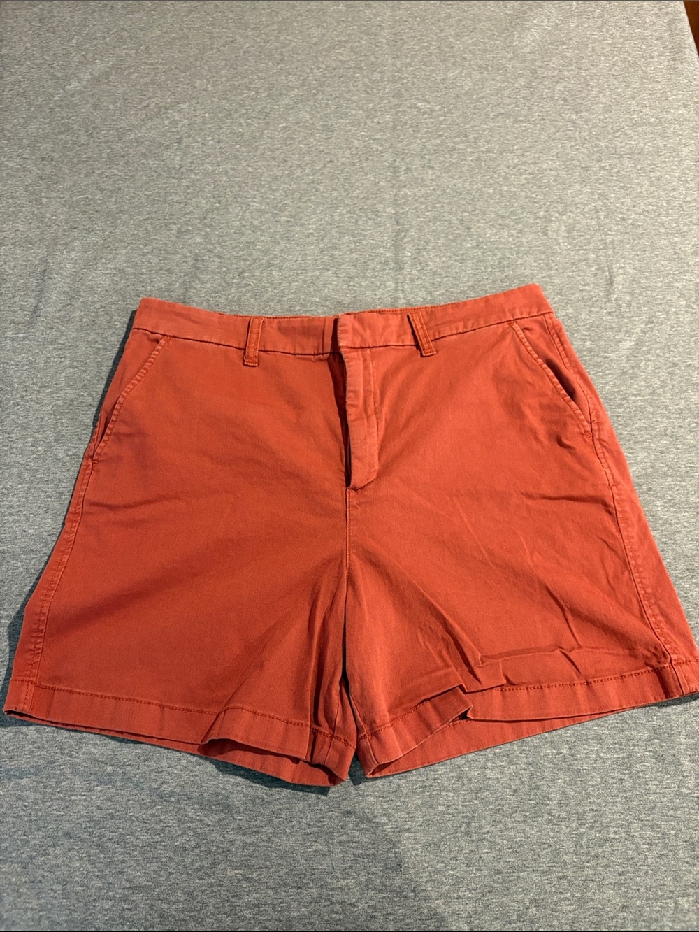 Anne Klein Women’s Terracotta Cotton Shorts
